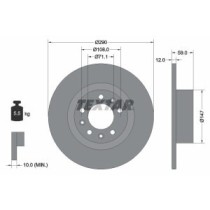 Disc frana TEXTAR