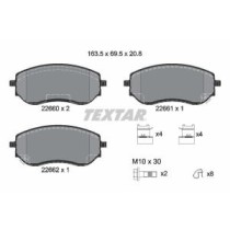 Set placute frana,frana disc TEXTAR