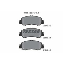 Set placute frana,frana disc TEXTAR