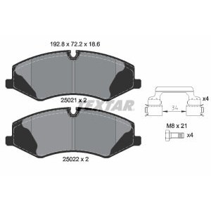 Set placute frana,frana disc TEXTAR