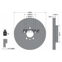 Disc frana TEXTAR