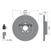 Disc frana TEXTAR