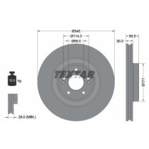 Disc frana TEXTAR