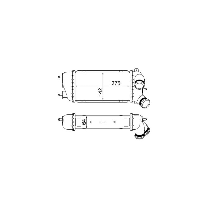 Intercooler, compresor MAHLE