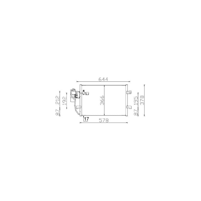 Condensator, climatizare MAHLE