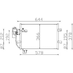 Condensator, climatizare MAHLE