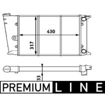 Radiator, racire motor MAHLE