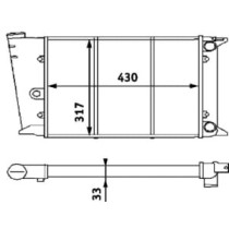 Radiator, racire motor MAHLE