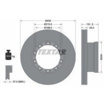 Disc frana TEXTAR