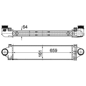 Intercooler, compresor MAHLE