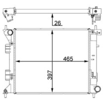 Radiator, racire motor MAHLE