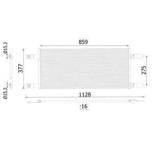 Condensator, climatizare MAHLE