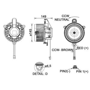 Ventilator, habitaclu MAHLE