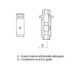 Ghid supape evacuare METELLI Mitsubishi Galant L300 L200 Pajero Pinin Space Runner 1.8/2.0/2.4 Diametru 6.0/11.11 mm Lungime 50.5 mm