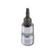 Tubulară 1/4" TORX T15 SONIC lungime 37 mm cheie scurtă 6.3 mm fără impact