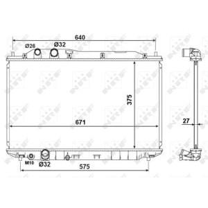 Radiator, racire motor NRF