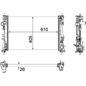 Radiator, racire motor MAHLE