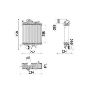 Intercooler, compresor MAHLE