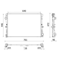 Radiator, racire motor MAHLE