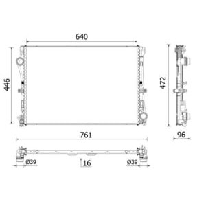 Radiator, racire motor MAHLE