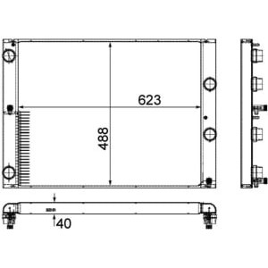 Radiator, racire motor MAHLE