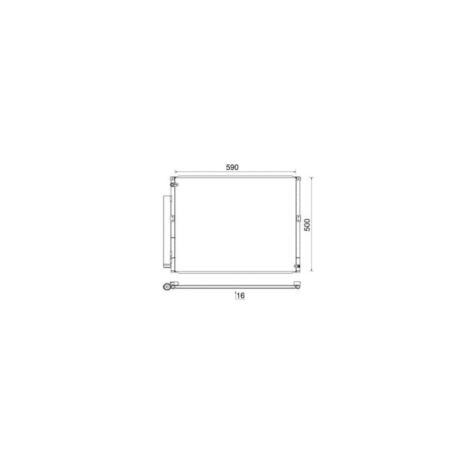 Condensator, climatizare MAHLE