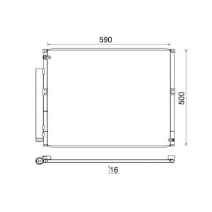 Condensator, climatizare MAHLE