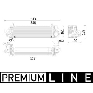 Intercooler, compresor MAHLE