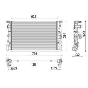 Radiator, racire motor MAHLE