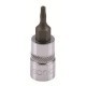 Tubulara 1/4" TORX Tamper Sonic lungime 37 mm cheie E-TORX T6H scurtă 6.3 mm fără impact