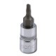 Tubulara 1/4" TORX Tamper Sonic lungime 37 mm cheie E-TORX T6H scurtă 6.3 mm fără impact