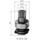 Pinion electromotor MAGNETI MARELLI Roata de pornire 46.0 mm 9 dinti 11.9 mm antiorar 10 orificii 25.8 mm 80.0 mm