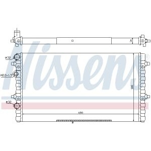 Radiator, racire motor NISSENS