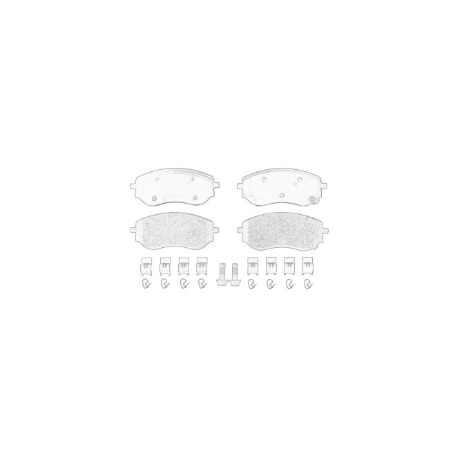 Set placute frana,frana disc OE MERCEDES