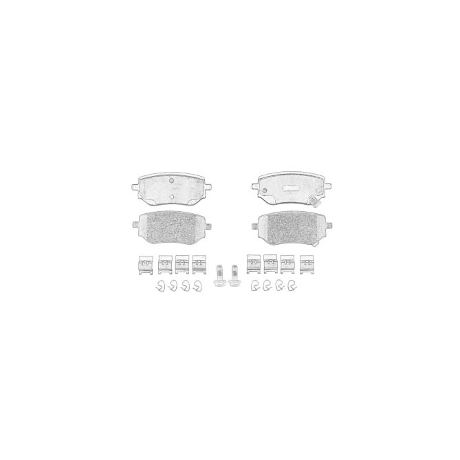 Set placute frana,frana disc OE MERCEDES