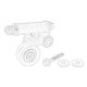 Intinzator curea transmisie Multi-V-belt tensioner MERCEDES OE DB TRUCK 2,24 kg Index 471 200 10 70 80