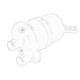 Furtun aerisire bloc motor OE OPEL Alfa Romeo 159 166 Brera Spider Fiat Croma Lancia Thesis Opel Astra H Signum Vectra Zafira Saab 9-3 9-5 1.9D 2.4D