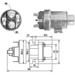 Solenoid, electromotor MAGNETI MARELLI