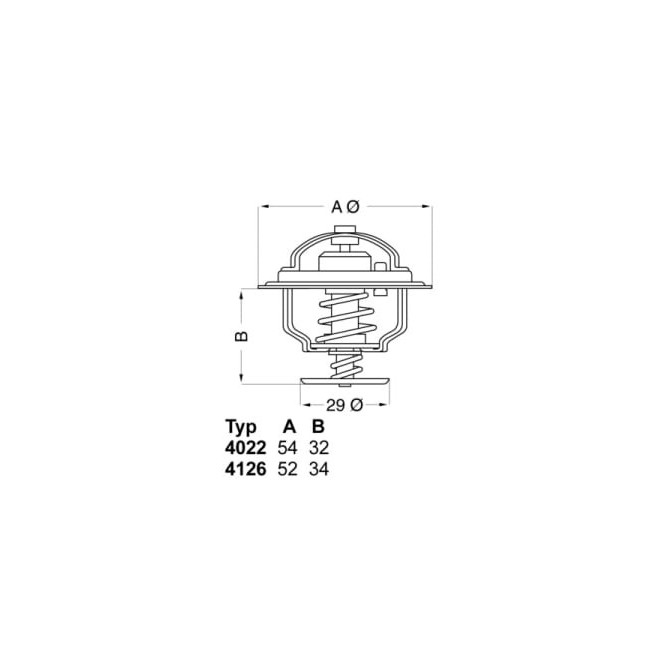 Termostat,lichid racire WAHLER