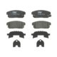 Set placute frana disc spate TRW AUTOMOTIVE Mazda RX-8 Nissan Maxima Suzuki Ignis 43mm 105.5mm 15.1mm senzor uzura da