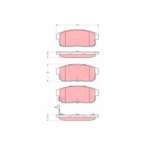 Set placute frana,frana disc TRW AUTOMOTIVE