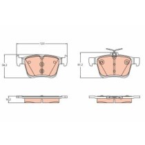 Set placute frana,frana disc TRW AUTOMOTIVE