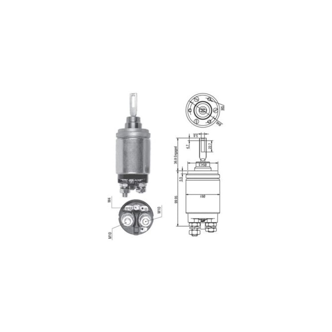 Solenoid, electromotor MAGNETI MARELLI