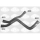 Furtun radiator SASIC metal răcire Volkswagen Polo 1.3 ADX 10/94-12/95 SEAT montare superior inferior stanga