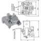 Solenoid electromotor MAGNETI MARELLI Electromagnet pornire Diametru exterior 71.0 mm Lungime totala 85.6 mm