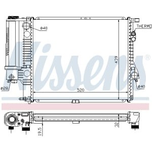 Radiator, racire motor NISSENS