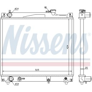 Radiator, racire motor NISSENS