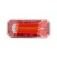 Stopuri spate LED WAS W150DD 12/24V indicator dinamic lumina ceata frana parcare placa reflector conector WAS 7 Dreapta/Stanga