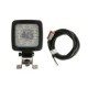 Lampa de lucru WAS 12/24/70V 36W 3000lm 9 LED lungime 101mm inaltime 101mm adancime 75mm conector Deutsch sirma 2.5m