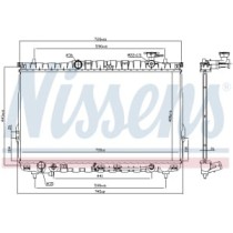 Radiator, racire motor NISSENS